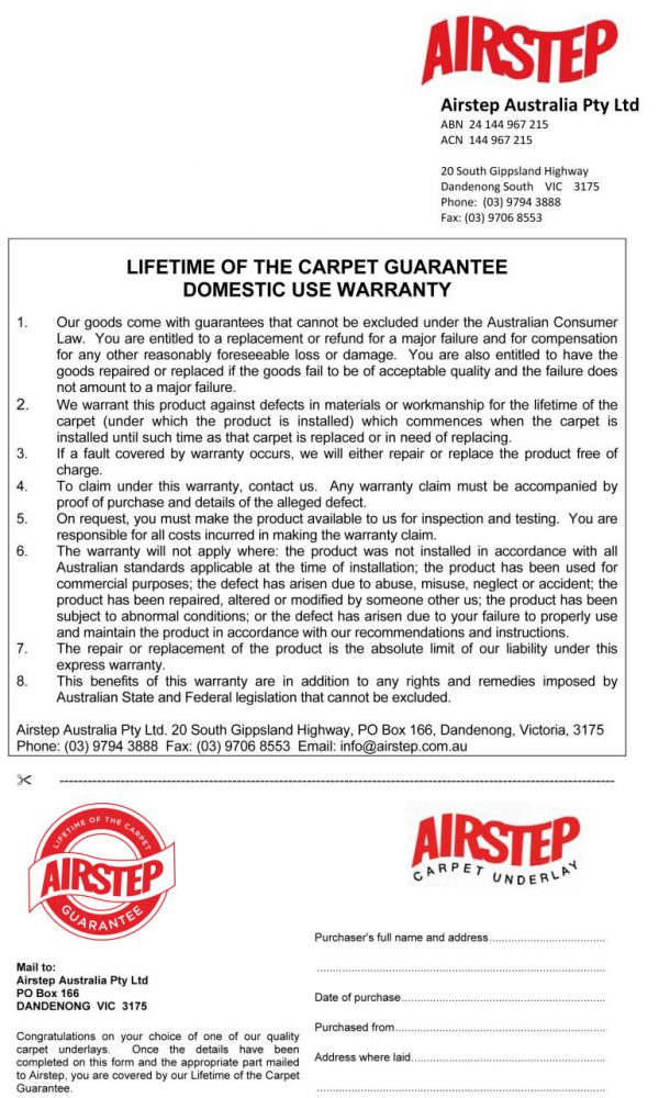 Warranty Registration